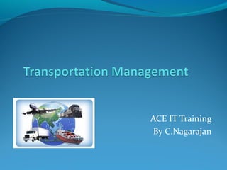 ACE IT Training
By C.Nagarajan
 