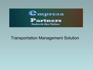 Transportation Management Solution   
