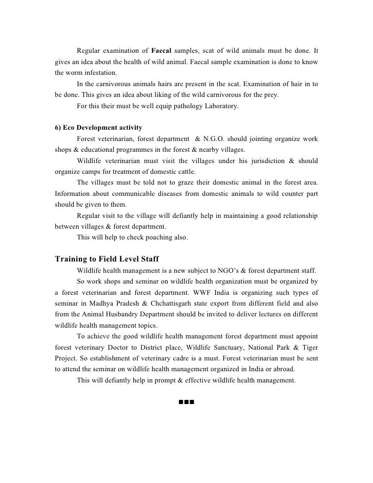 transportation of wild animals guidelines