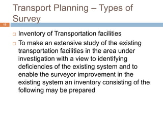 Transportation planning 1 | PPTX