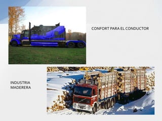 CONFORT PARA EL CONDUCTORINDUSTRIA MADERERA