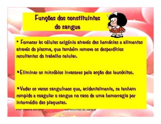 Transporte De Nutrientes E OxigéNio Até àS CéLulas Sangue