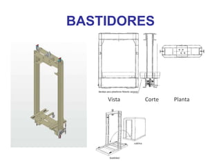 BASTIDORES
Vista Corte Planta
 