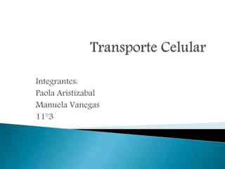 Integrantes:
Paola Aristizabal
Manuela Vanegas
11°3
 