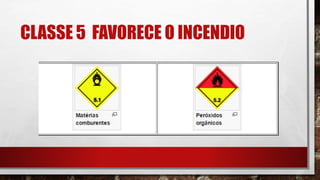 CLASSE 5 FAVORECE O INCENDIO
 