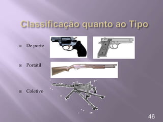 46
 De porte
 Portátil
 Coletivo
 