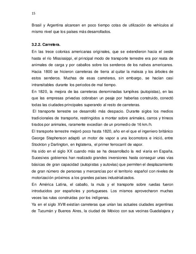 Monografia transporte