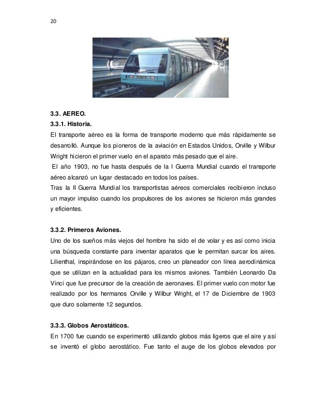 Monografia transporte