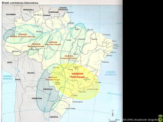 Apresentação elaborada pela Professora FERNANDA LOPES, disciplina de Geografia
HIDROVIA
Tietê-Paraná
 