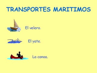 TRANSPORTES MARITIMOS