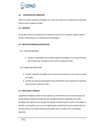 Rol de la gestión estratégica | DOCX
