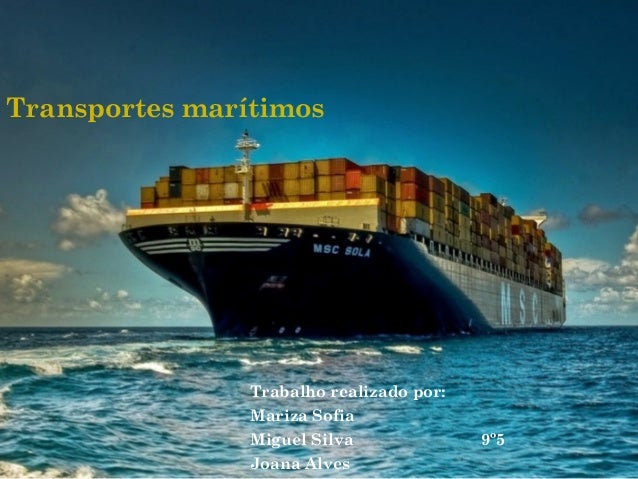 Transportes marítimos