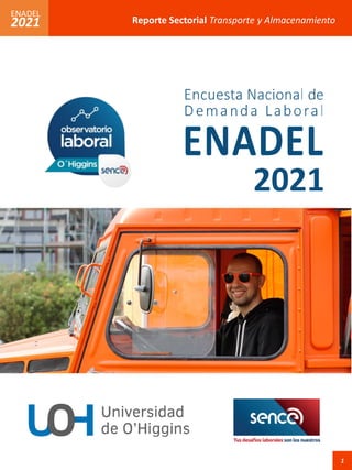 Reporte Sectorial Transporte y Almacenamiento
ENADEL
2021
1
2021
 