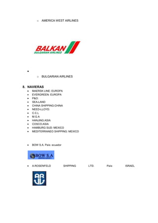 Transporte y recursos