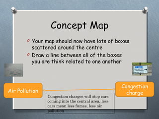 Concept Map
        O Your map should now have lots of boxes
          scattered around the centre
        O Draw a line b...