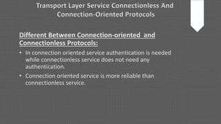 Transport layer | PPTX