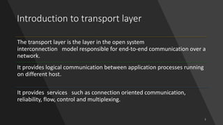 Transport Layer In Computer Network | PPTX