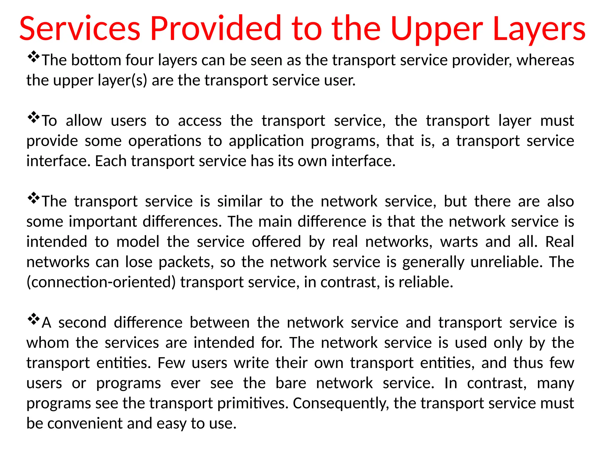 Transport Layer In Computer Networks