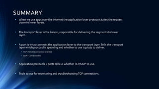 Aplication and Transport layer- a practical approach | PDF