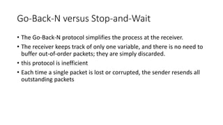 Transport layer protocols : Simple Protocol , Stop and Wait Protocol ...