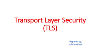 Comprehensive Overview of Transport Layer Security (TLS) Protocol and ...