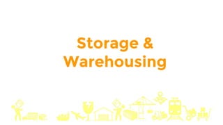 Storage &
Warehousing
 