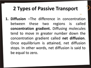 Transport mechanism | PPTX