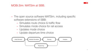 Transport Modeling at SBB | PPTX