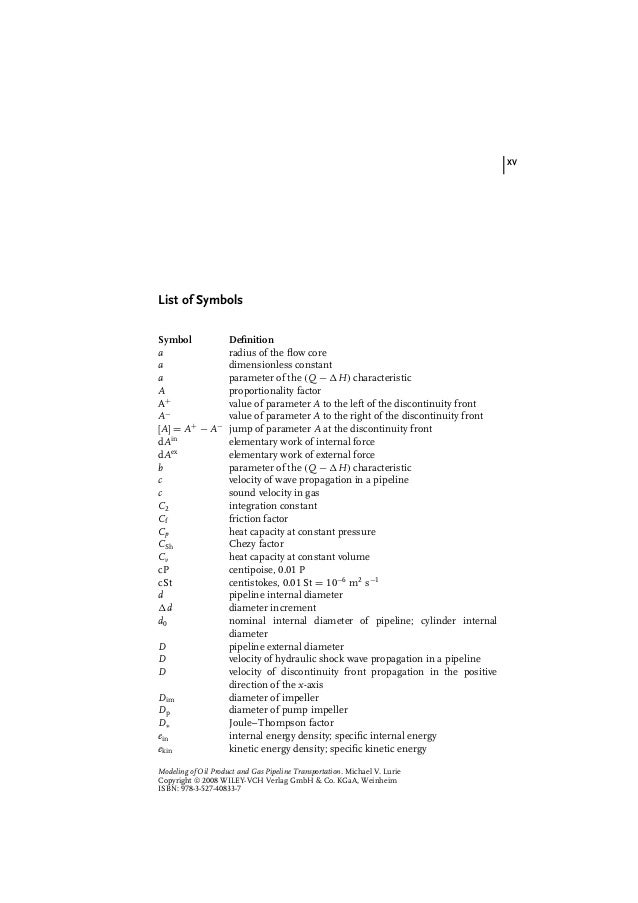 Transport Modeling Of Oil Product And Gas Pipeline