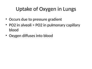 Formule Transport O2 Transport of Oxygen& CO2.pptx by dr ambareesha | PPTX