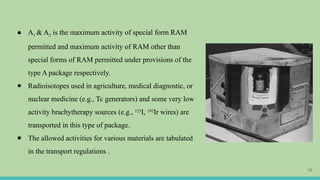 transport of RAM radioactive material.pptx
