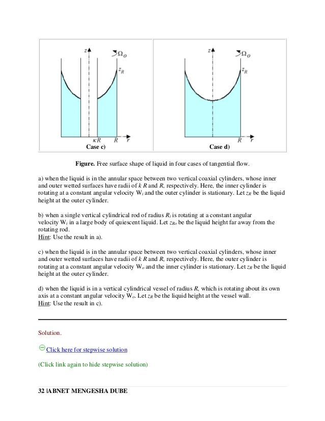 Transport Phenomena Solved Problems