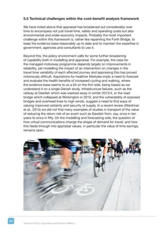 Transport policy appraisal and decision making | PDF