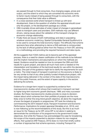Transport policy appraisal and decision making | PDF