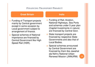 Transport policy in India and UK | PDF