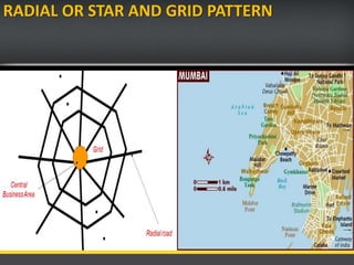 RADIAL OR STAR AND GRID PATTERN
 