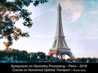 Mathématiques - Informatique
Bruno Lévy
ALICE Géométrie & Lumière
CENTRE INRIA Nancy Grand-Est
Symposium on Geometry Proce...