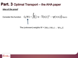 Course on Optimal Transport