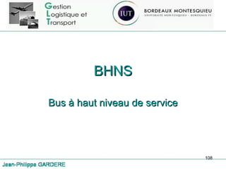 BHNS Bus à haut niveau de service 