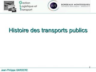 Histoire des transports publics 