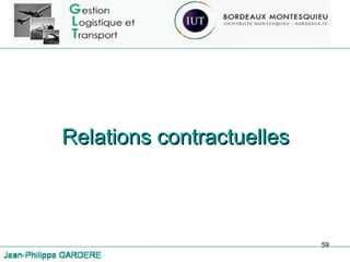 Relations contractuelles 