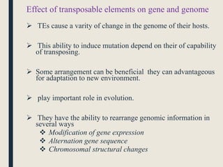 Transpose Rearrange Transposable elements | PPTX