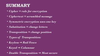 Transposition Cipher (this is information security notes).pptx