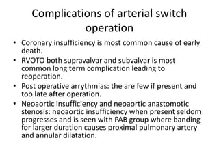 Transposition of great arteries | PPTX