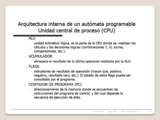 05/04/2022 41
Asig. PLC - Prof. José Borjas
 