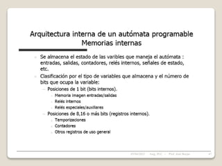 05/04/2022 47
Asig. PLC - Prof. José Borjas
 