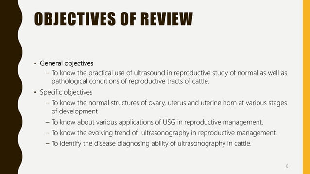 Transrectal ultrasonography in reproductive management of cattle | PPTX