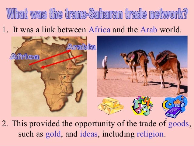 What was trans-Saharan trade?