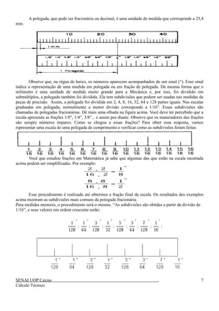 Polegadas Em Ecras Transsformação de polegadas | PDF