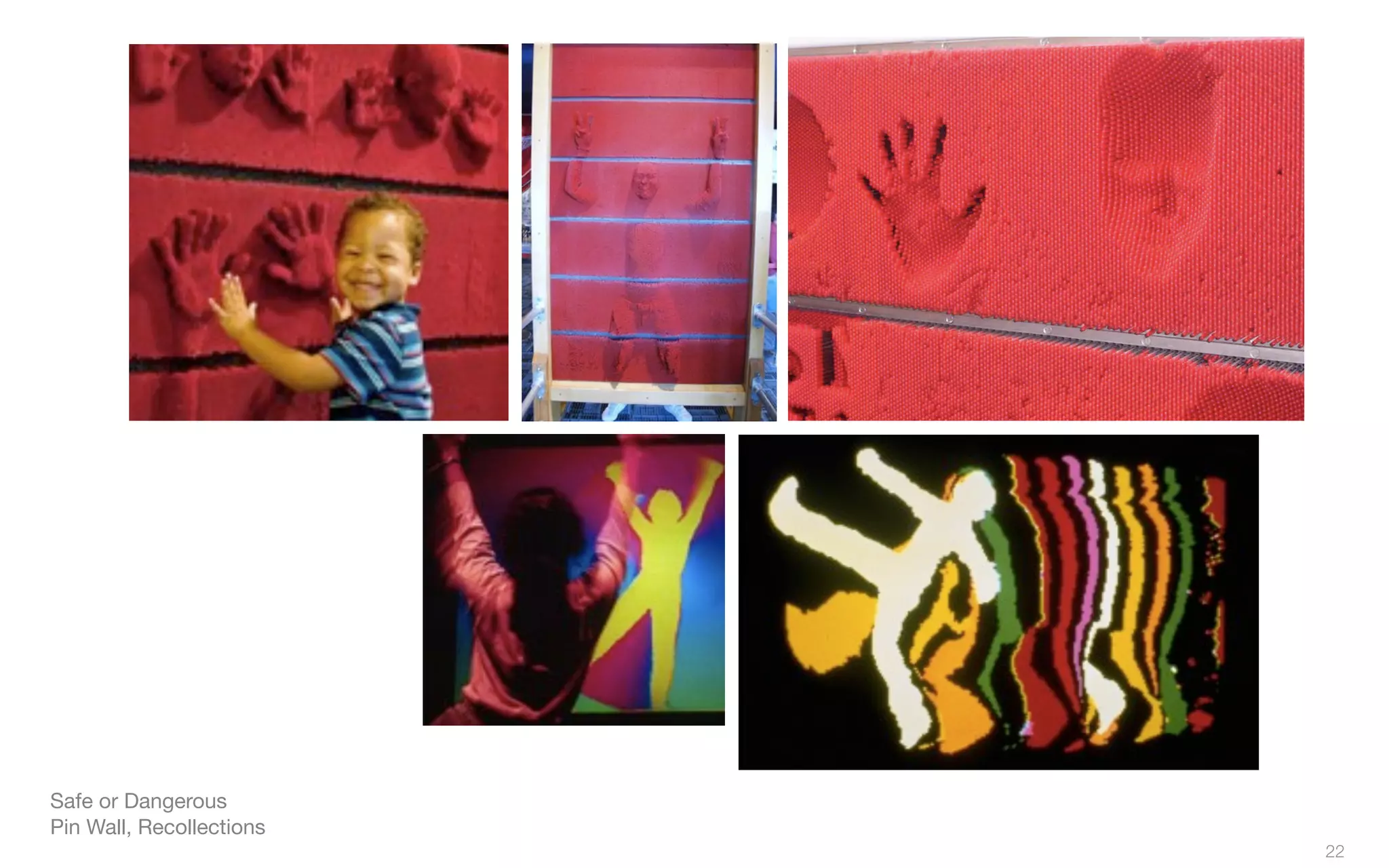 Safe or Dangerous
Pin Wall, Recollections
22
 